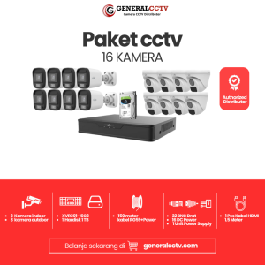 Paket Uniview Analog Camera 16 Channel 2MP