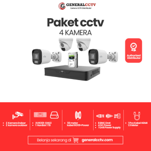 Paket Uniview Analog Camera 4 Channel 2MP